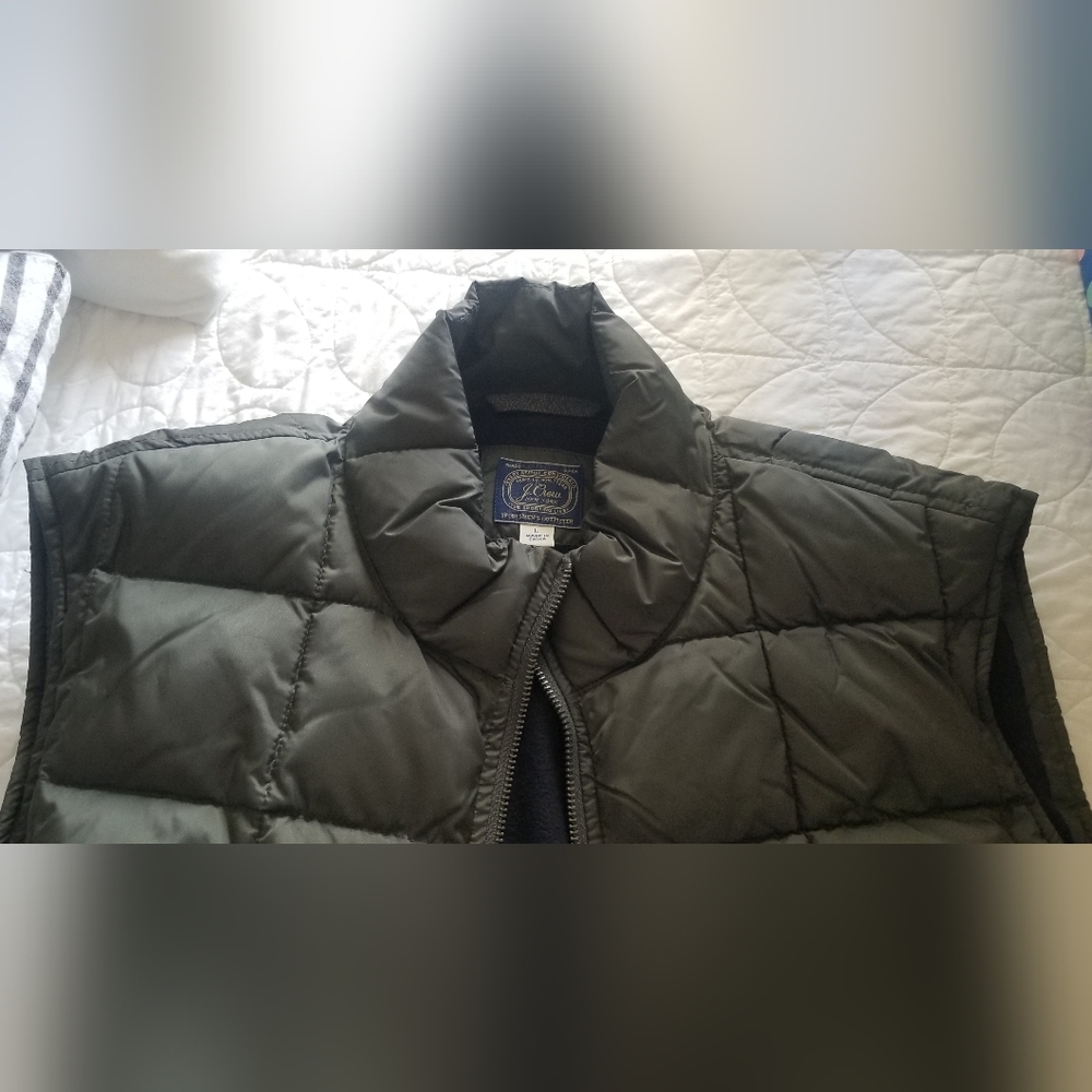 J. CREW down vest, never worn